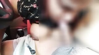 Indian Disha Risky Public Blowjob Cumshot in Car - 11 image
