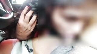 Indian Disha Risky Public Blowjob Cumshot in Car - 8 image
