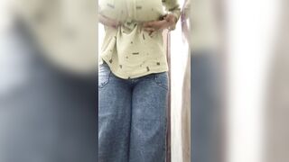 Desi Dirty riya gets huge navel fingering from In bathroom Sex Scene - 11 image