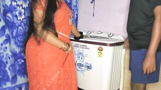 Indian hot StepMom got fucked while washing clothes with Clear Hindi audio - 4 image