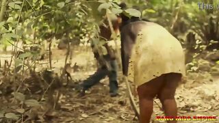 LEAKED VIDEO: BBW POPULAR YORUBA COMPUTER VILLAGE HUSTLER FUCKED STREET BUS DRIVER IN THE BUSH - AFRICAN BBW AND BBC PORN WORK - 6 image