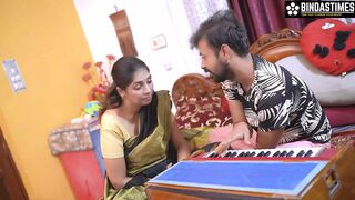 Naughty Student Antim Flirts with his Music Teacher For Hardcore Fuck ( Hindi Audio ) - 1 image