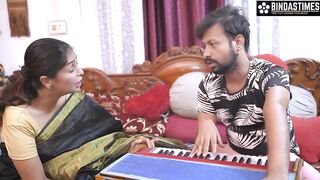 Naughty Student Antim Flirts with his Music Teacher For Hardcore Fuck ( Hindi Audio ) - 2 image