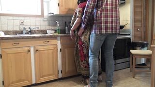 Pregnant stepmother has sex with her stepson while husband is at work