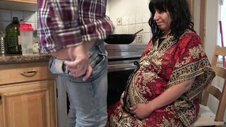 Pregnant stepmother has sex with her stepson while husband is at work - 12 image