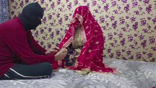 Indian Suhagraat Romantic Sex,First Night of Wedding Sex in Hindi Voice - 1 image
