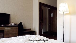 My stepsister rented a hotel room with one bed... - 3 image
