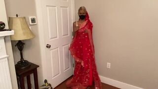 Trying my new lengha and all of a sudden I got horny