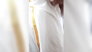 Tamil wife Swetha Kerala style dress nude self video recorder - 5 image