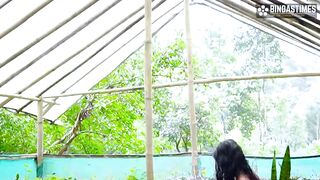 Beautiful Teen18+ Farmhouse Malkin Sudipa wants Hardcore Fuck Outdoor ( Hindi Audio ) - 3 image