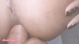 Roomboy peeked in to the washroom and drilled my holes with long tool OMG - 13 image