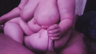 Indian Bbw Girlfriend Giving Hand Job to get her job