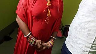 Ever best cute bhabhi XXX sex during house rent agreement with landlord - 1 image