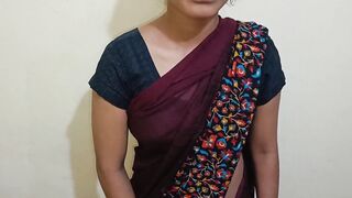 Indian hot desi maid pussy Fucking with room owner clear Hindi audio - 3 image
