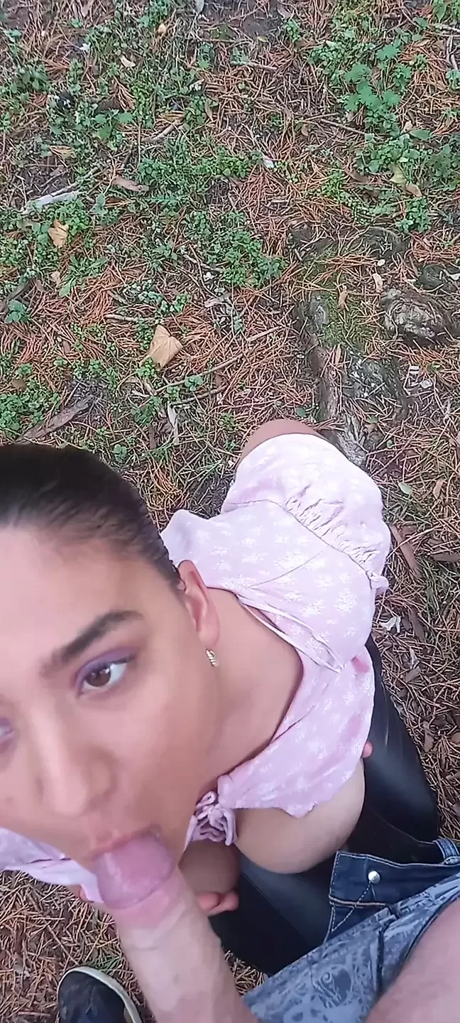 Sucking in the public park and fucking watch online