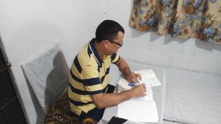 Turning my Indian brother-in-law on at work, he gives me a good blowjob and penetrates my juicy tight pussy - 2 image