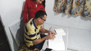 Turning my Indian brother-in-law on at work, he gives me a good blowjob and penetrates my juicy tight pussy - 4 image