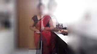 Indian Disha Fucked in Kitchen by Stepbrother - 2 image