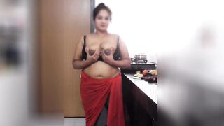 Indian Disha Fucked in Kitchen by Stepbrother - 4 image