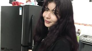 The best fucks to the rich and wet pussy of my stepsister Mafer at home - Porn in Spanish