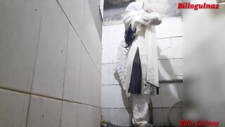 Cutest teen step sister had painful anal sex in bathroom - 2 image