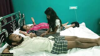 Indian hot stepdaughter fucking with stepdad at midnight!! Family Taboo sex