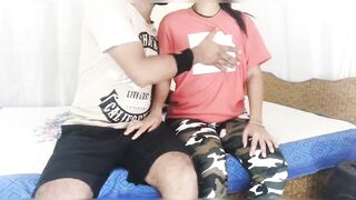 "OMG" Why Don't You Just Fuck me Already, Stepbro? Petite Brunette Stepsis Seduces Her Horny Stepbro