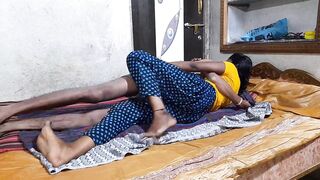 18 Year Old Indian Tamil Couple Fucking With Horny Skinny Sex Guru Giving Love To GF - Full Hindi - 2 image