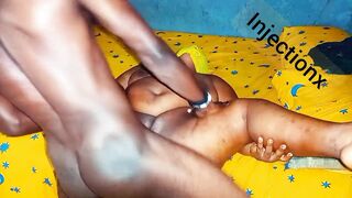 Digging deep in her already wet pussy - 15 image