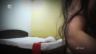 Desi lovers doggy style hardsex in Oyo room. - 4 image