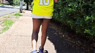 my wife fights with me brazil lost so i went to fuck drool's ass in the woods - 2 image