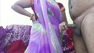 Big Boobs Indian MILF mom got her pussy fucked by old man