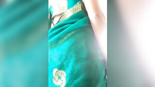 Swetha tamil wife saree strip record video - 3 image