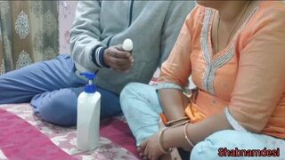 Indian hot aunty teach, how to insert penis in small ass hole first time - 1 image