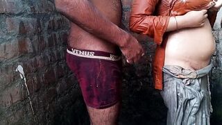 Desi Indian Fucking in Bathroom - 11 image