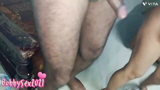Cheating Newly Married wife with Her Boy Friend Hardcore Fuck in front of Her Husband ( Hindi Audio ) - 4 image