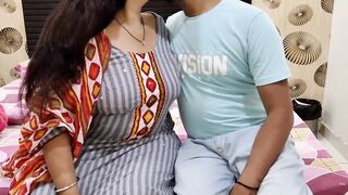 A desi wife seduces her boyfriend to fuck and fill her holes with cum