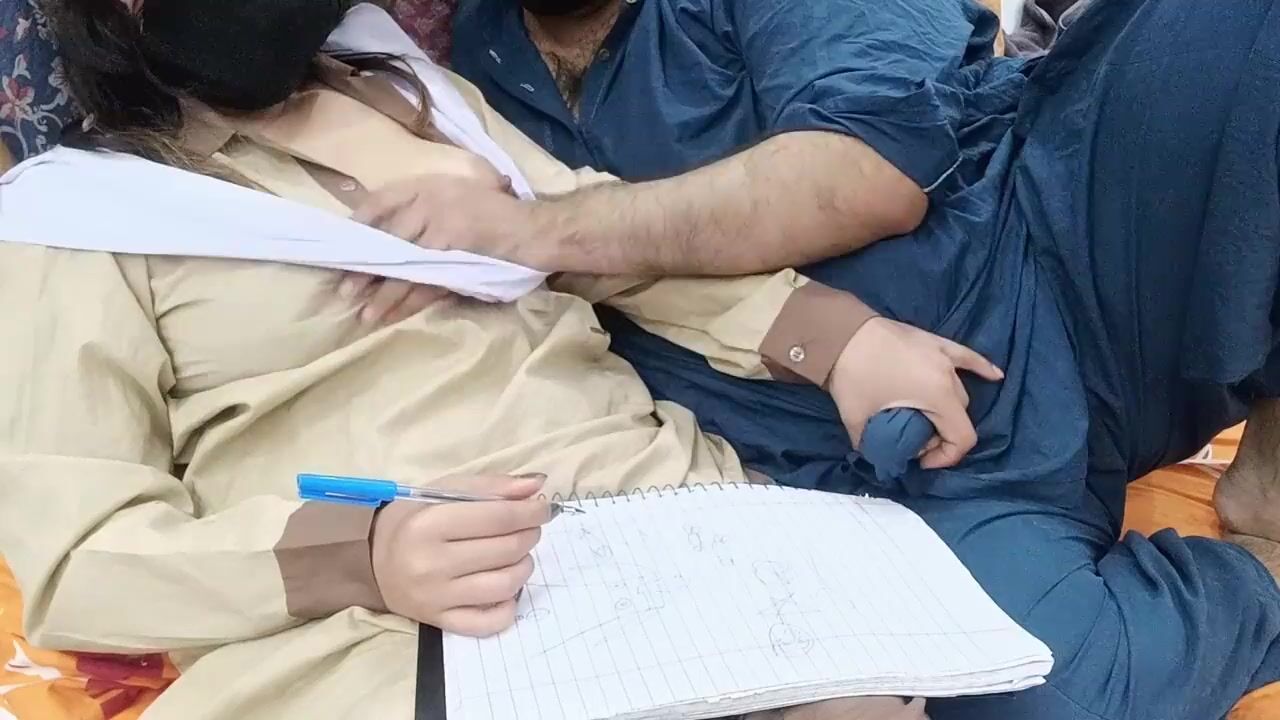 Desi Pakistani College Girl Got Sex Lesson From Her Old Stepfather watch  online